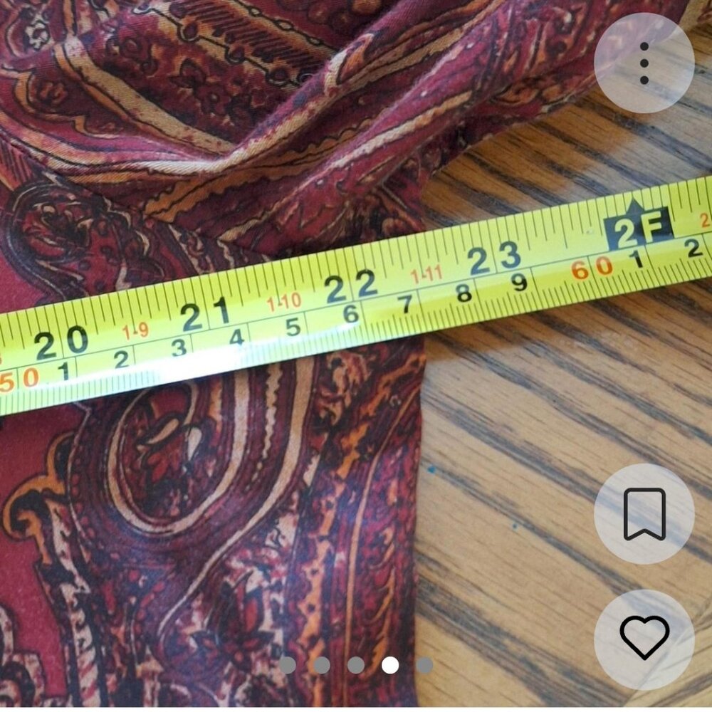 Chaps, paisley blouse in fall colors, size extra large - Picture 4 of 5